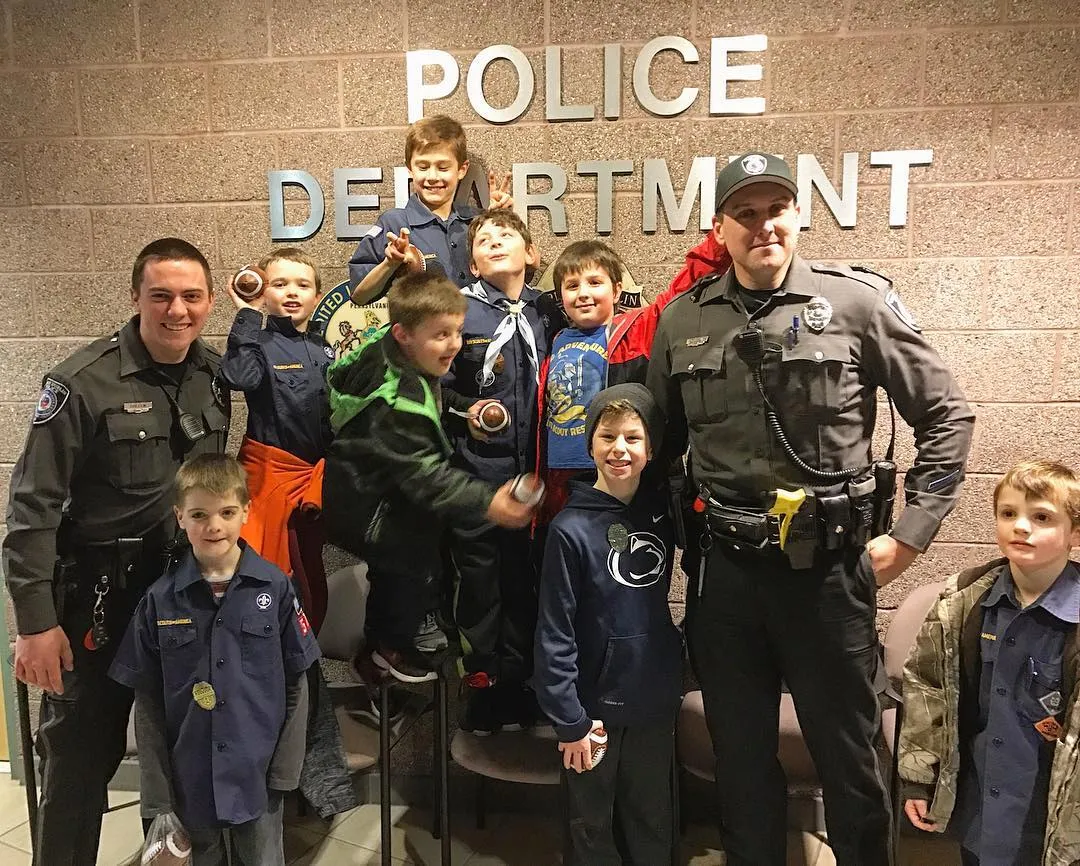 Visiting the police station